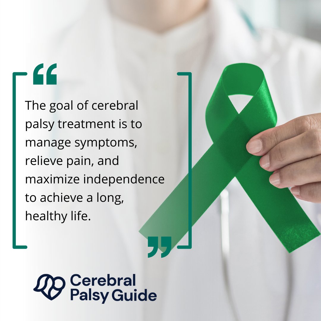 CP_Guide's tweet image. QUESTION OF THE DAY:
What are common treatments for cerebral palsy?
The primary treatment options for cerebral palsy are medication, therapy, and surgery. Learn more about cerebral palsy treatments. cerebralpalsyguide.com/treatment/?utm…