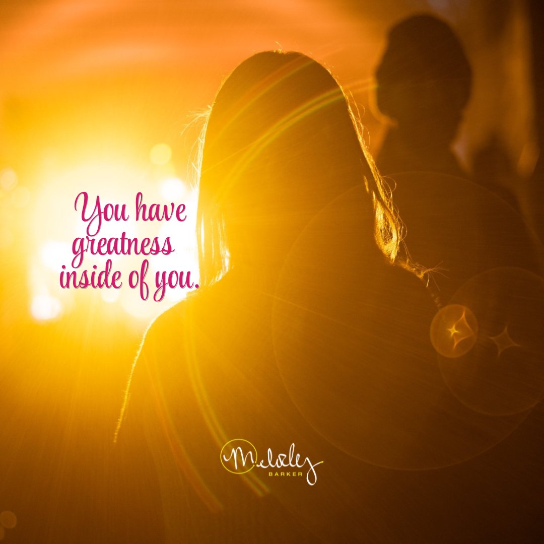 melodysbarker's tweet photo. You have greatness inside of you. You have the ability to make someone else have a great day. Let your gifts shine! Recognize the talent that God has placed inside you. Your gifts, talents and  abilities should never be hidden. Value, Invest and Serve others with your gifting. https://t.co/nJVVXDbTDX