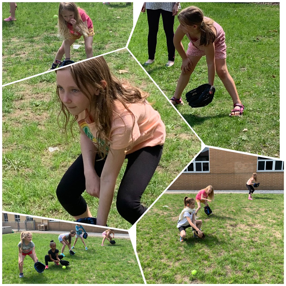 MsGullick's tweet photo. Our Jays care group is learning a lot about team work and today we practiced “baseball ready” and “alligator catching” with Ms.Lewis!  We are having a lot of fun! @JaysCare @mstlewiz @LPSStormWatch https://t.co/eu5UNruAOn
