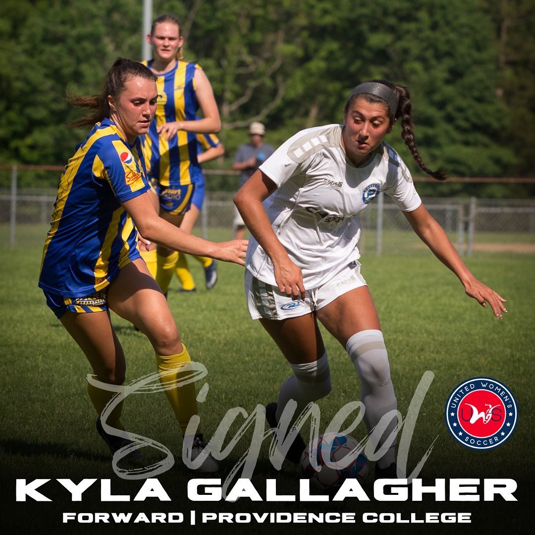 ConnecticutRush's tweet photo. Guess who’s back, back again 👊 ⚽️ 

The @uwssoccer season kicks off May 21st at @nemutiny and we’re excited to welcome back Claire, Brittany, Lexie, and Kyla, for the 2022 season. More signings to be announced in the next few days. 

#ConnecticutRush #NortheastRush https://t.co/gU1ipzoYmI