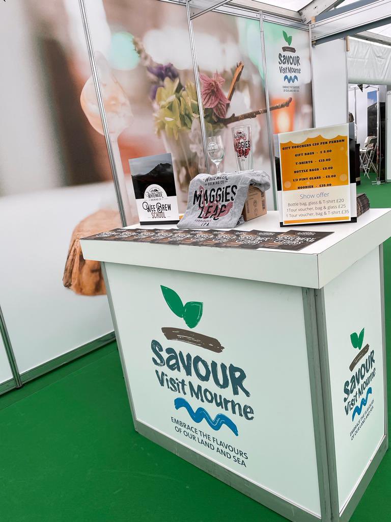 Whitewaterbeer's tweet photo. Great day @balmoralshow today. Met and enjoyed the company of loads of wonderful people. Make sure to call in and say hello tomorrow. Cheers 🍻 #visitmourne #savourvisitmourne #brewedupstream https://t.co/ZXCUZpofaD