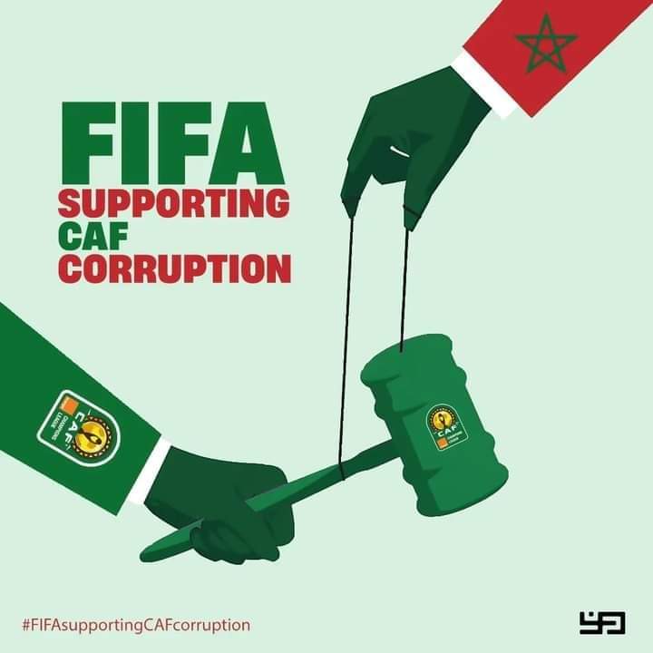 MO76941830's tweet photo. #FIFAsupportingCAFcorruption https://t.co/9j2pFnKehY