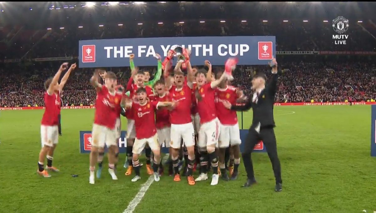 Congratulations to the U18's on a record winning cup victory vs Nottingham Forest. Proud of these boys 🏆 🇾🇪 👏🏾👏🏾 <a href="/ManUtd/">Manchester United</a>