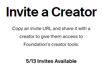 poulycz's tweet photo. I've got 5 #foundationinvites 
Whose interested? 

https://t.co/cZgW8WIzAa

#NFT #NFTCommmunity #nftcollector #NFTartists https://t.co/dCD4ipg49R