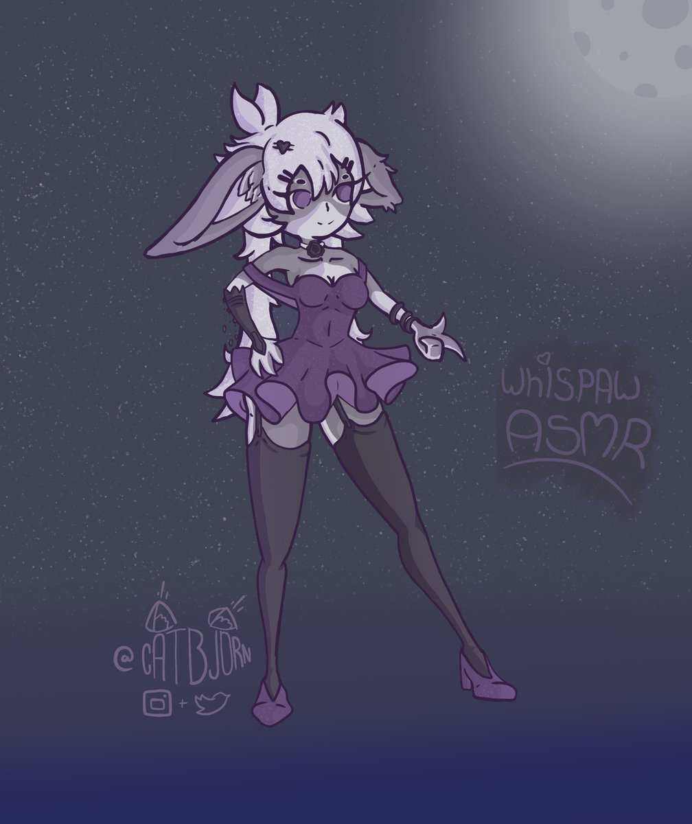 Catbjorn_'s tweet photo. I’ve been a big fan of this channel and her character for a while, hope to keep seeing new videos from you (if you read this lol) #art #digitalart #whispaw #whispawart #fanart #asmr https://t.co/TZeFd9d7cY