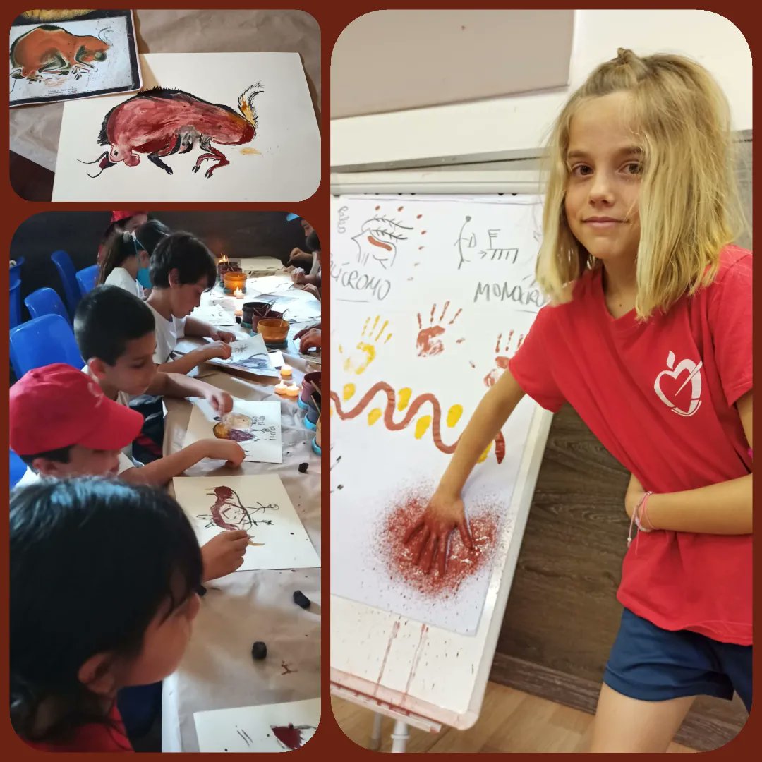 colegiovaldeluz's tweet photo. ¡Qué día tan divertido han pasado los compañeros de 4°!
#paleolitico #neolitico #silex #arterupestre #australopithecus #habilis #neanderthalensis #sapiens #fuego🔥 #segundociclo #educaciónprimaria https://t.co/6kj0y9wGQu