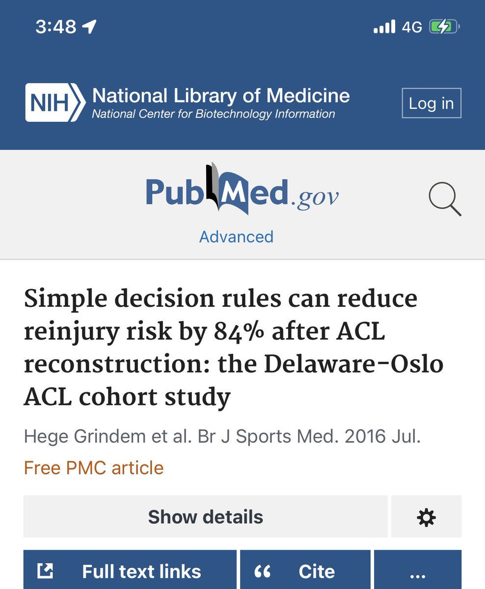 عزيزي أخصائي العلاج الطبيعي📣
عند التعامل مع تأهيل الرباط الصليبي يرجى الأخذ بالتالي :
١- نهتم بالعضلة الرباعية quadriceps 
٢- quads
٣- quads 
ليش؟
اهم المعايير للرجوع للجري ( quad )
لتقليل رجوع الاصابة بالرباط  ( quad )
اهم المعايير للرجوع للملعب ( quad )
الhamstrin 
مهمه كوقاية