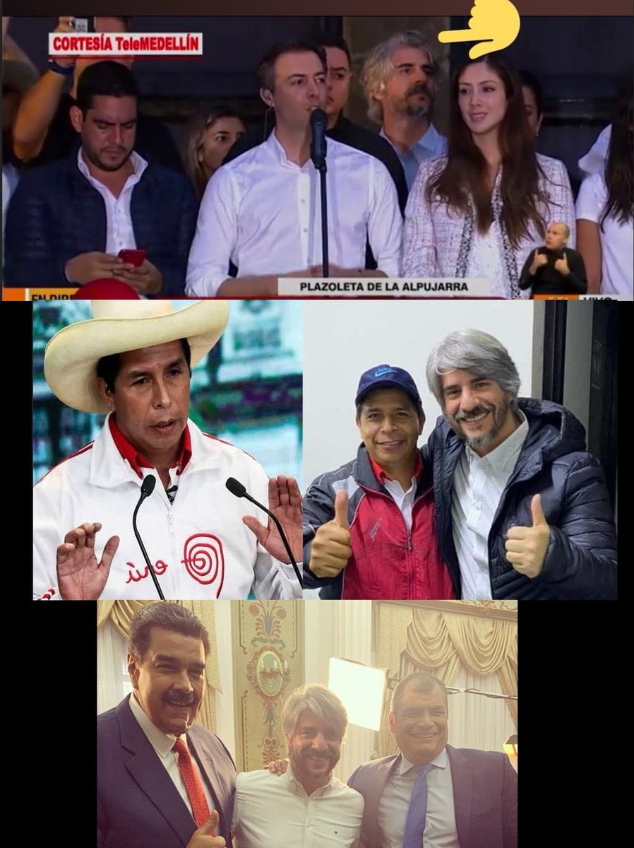 santiagoangelp's tweet photo. #DATO Este es Amaury Chamorro, quien apareció hoy atrás del alcalde de Medellín Daniel Quintero. Es un asesor que ha sido cercano a Pedro Castillo, Nicolás Maduro y Rafael Correa. @lafm. https://t.co/1vZQ5A7bBS