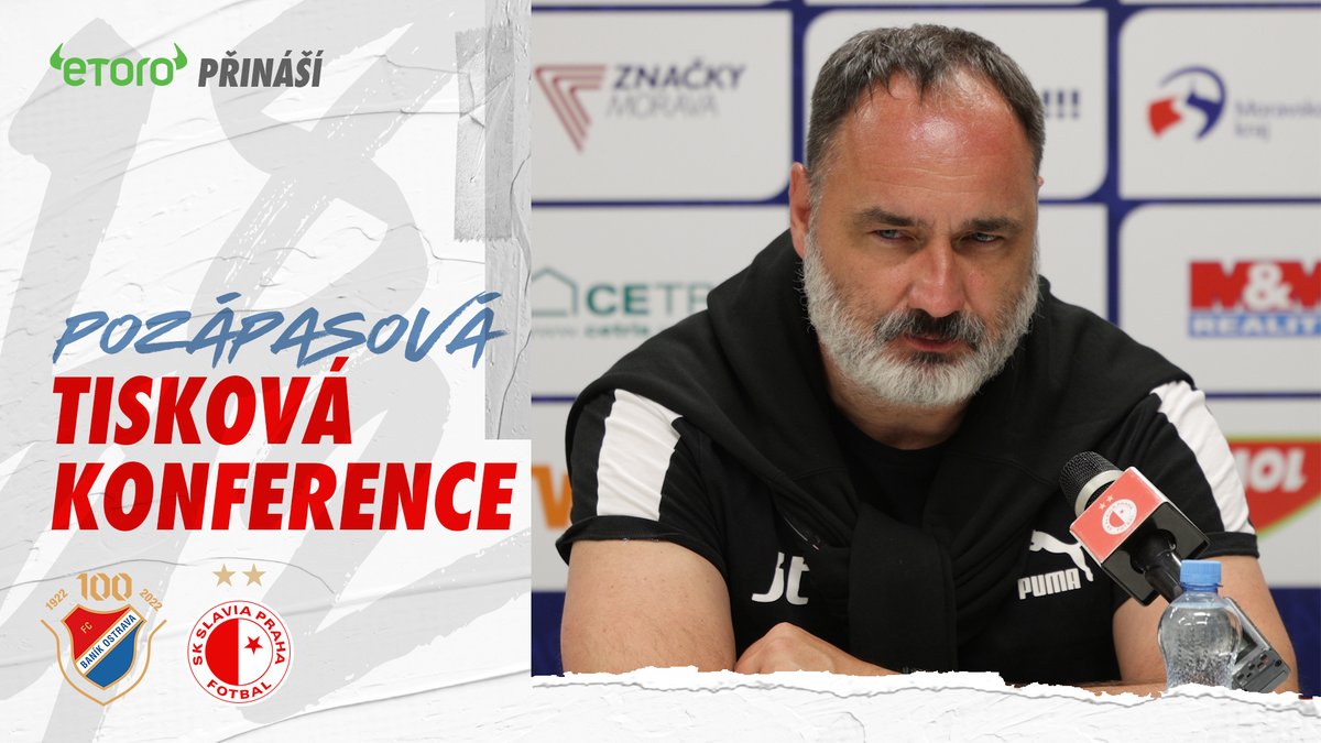 slaviaofficial's tweet photo. 🎙️ | Jindřich Trpišovský na pozápasové tiskové konferenci mluvil o dnešním utkání, Plzni, Yiru Sorovi nebo Alexi Bahovi. 🧢 #ovasla
📺 OHLASY ➡️ https://t.co/2Zh3ZU3Gko https://t.co/wbEwJMhpiY
