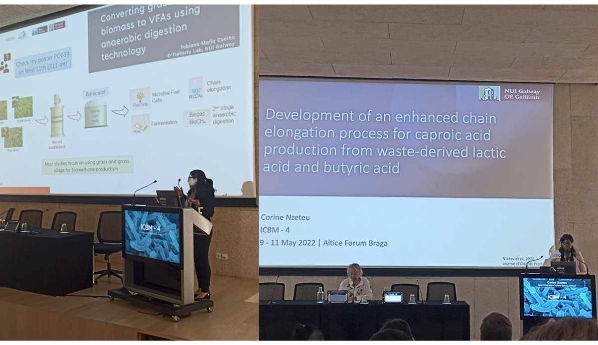 voflab's tweet photo. For @FabianaMariaCo3 and @CNzeteu, it's all about producing #VFA - Congrats Fabi on the poster award!! 
#icbm4 #biogas #nuigscience https://t.co/7O7Cd4DTI4