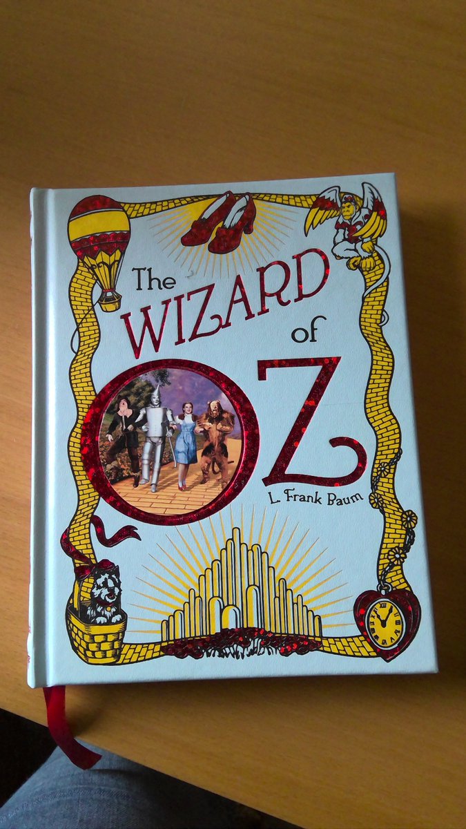 SprungPage's tweet image. Just started reading The Wizard of Oz for honestly, I think, the first time ever. Weird because of course I've seen the movie and I also played flute/piccolo for the musical once. This Barnes and Noble edition is beautiful!

#amreading #wizardofoz