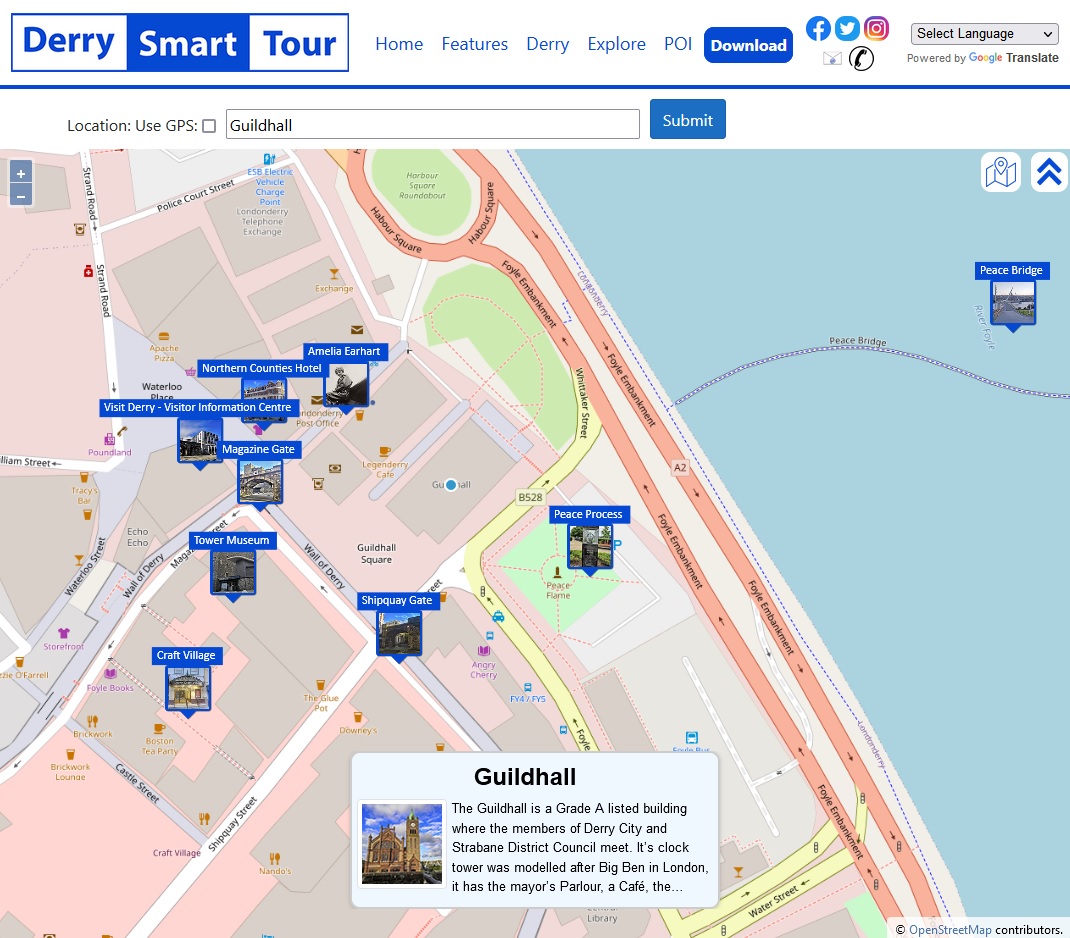 Derry Smart Tour App tweet media