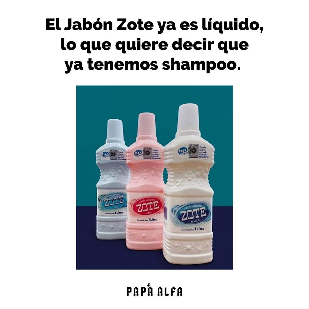 YoPapaAlfa's tweet photo. ¡Ya tenemos shampoo Alfas! 😎 https://t.co/IVcn8MNPIH