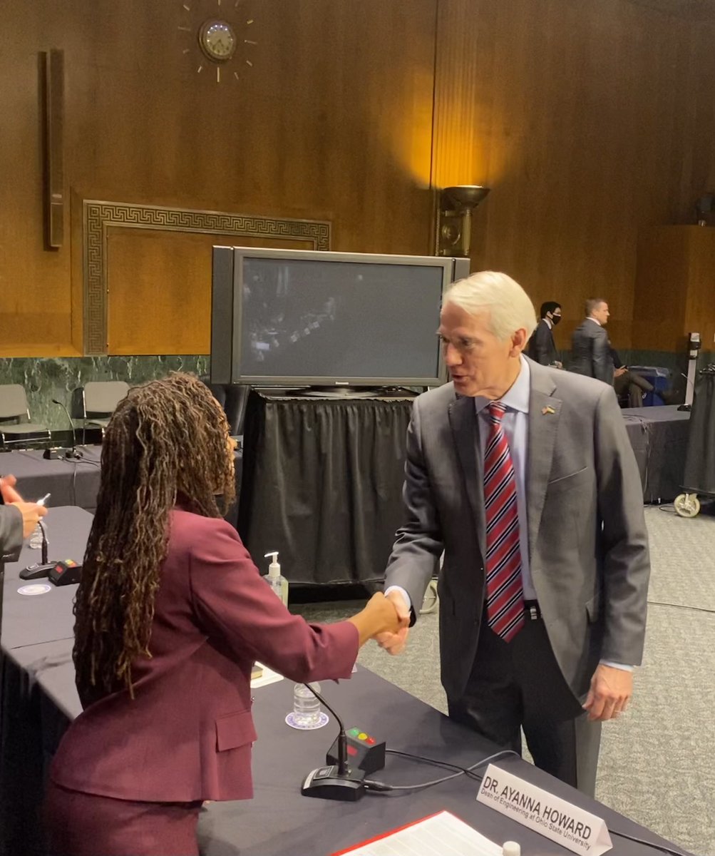 OSUinDC's tweet photo. Thank you @senrobportman for the opportunity to have @robotsmarts brief policymakers about #AI  challenges, opportunities &amp; trends. @OSUengineering  @OSUGovAffairs https://t.co/hZBYOPd7Cp