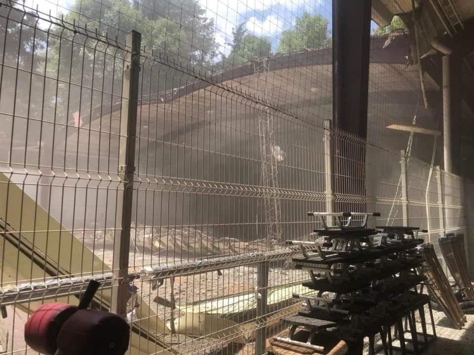 Se desploma el domo del Gimnasio del Campus #Zacatenco del #IPN