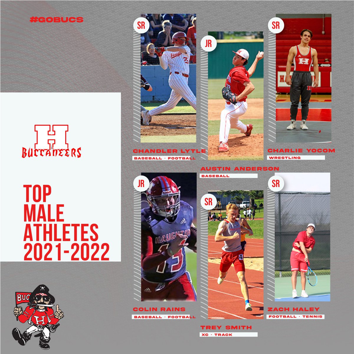 HHS Top Male Athletes of 2021-2022