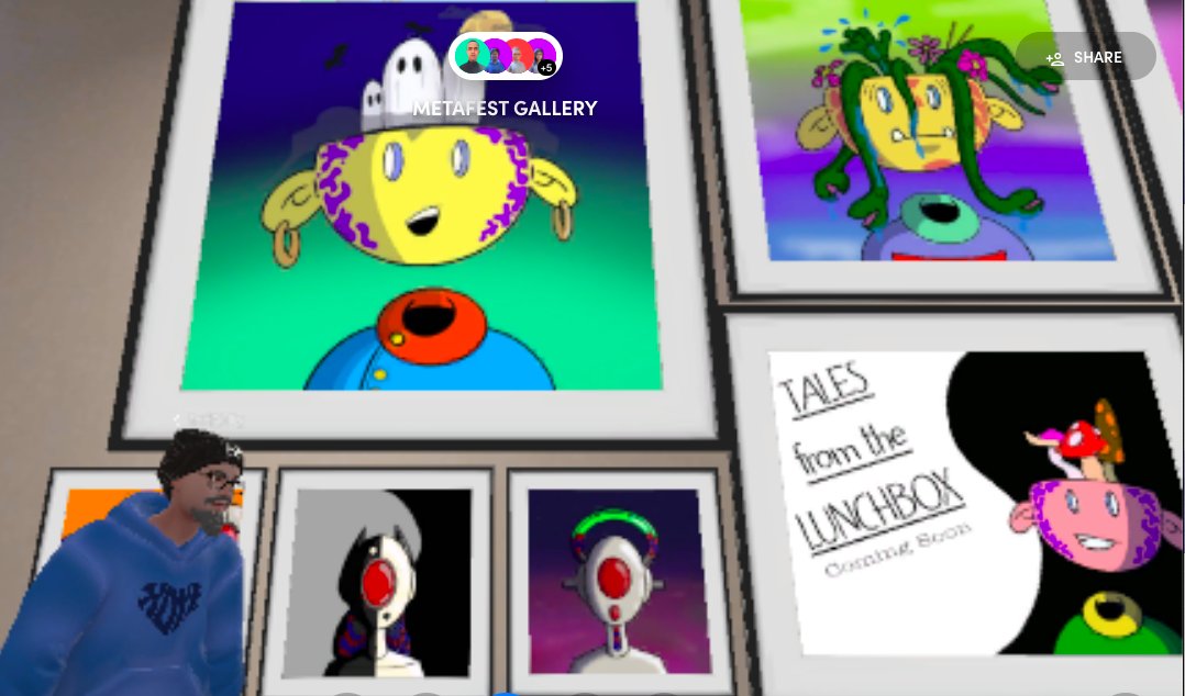 tinyymarks's tweet image. what an HONOR to hear @FabQuilp talk about his projects  in the @METAFESTEVENT gallery!! cannot wait to see what you do next my man 🚀🚀🚀