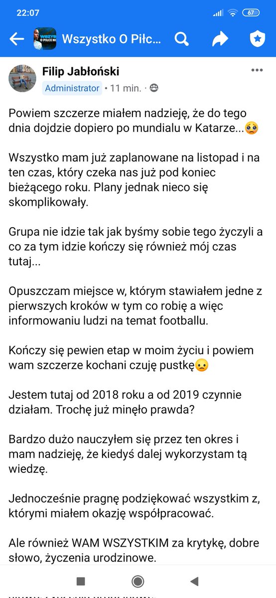 JablonskiFilip3's tweet image. Piękny czas dziękuję!❤❤❤

#Facebook #grupy #football