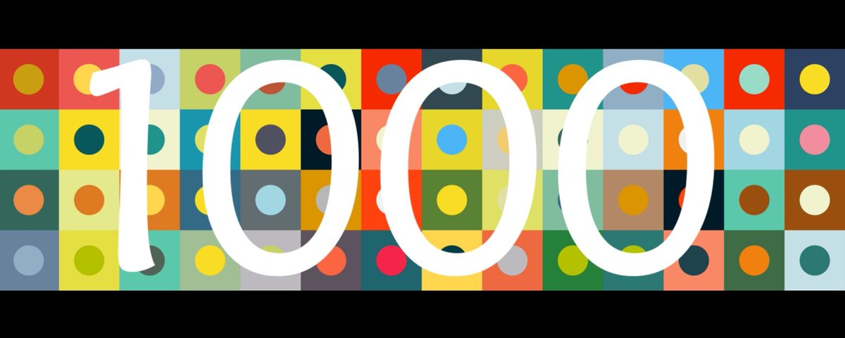 🎉🎉🎉 1000 followers 🎉🎉🎉

Huge thank you everyone!!

Special event coming soon ⏳

Stay tuned!!

#NFTart #NFTcollection