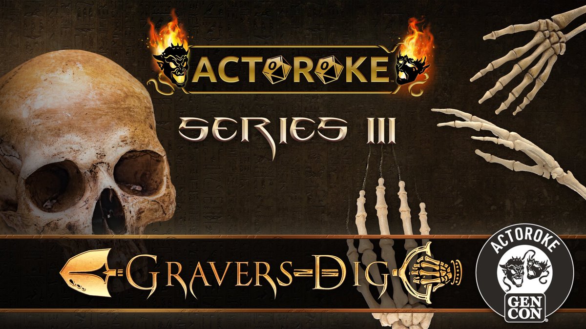 WorldofChaldea's tweet photo. Actoroke
Wed May 11
6pm PST 
https://t.co/3gZzuDWHIK 

TONIGHT STARTS #SERIES3! Kick things off w/ #sessionzero #RPG w/ DM Mike Boozer! All our RPers &amp; actors together? Don’t miss it.

@Gen_Con 

#GenCon #GenConTV #Actoroke #worldofchaldea #chaldea #GraversDig #GameNight #DnD https://t.co/IXL1OcI2wk