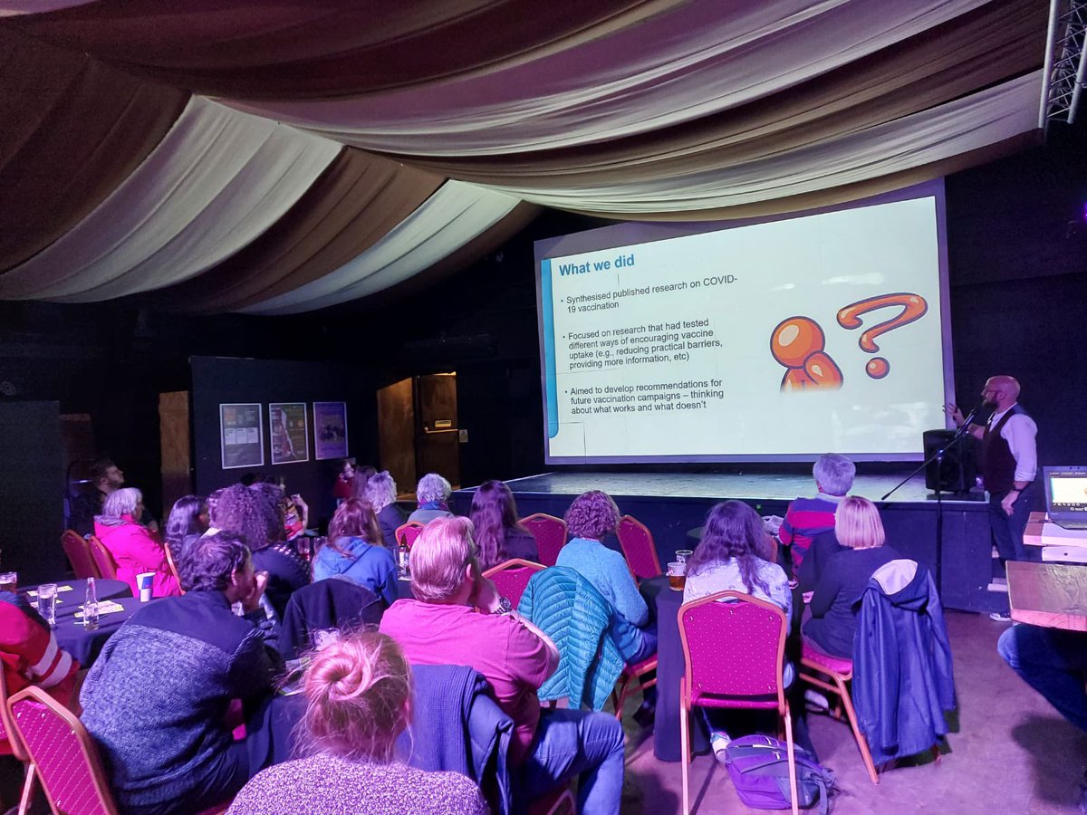 lssibley's tweet photo. Hopefully everyone didn’t freak out too much with our outbreak session! #pint22 @pintofscience @RIPL_Porton https://t.co/m1O2trLolh