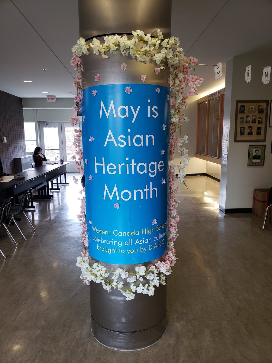 WesternRedhawks's tweet photo. Dismantling the Model Minority myth for Asian Heritage month. WCHS student leadership and vision helped us focus on a topic of importance for the month of May. #wearecbe @yyCBEdu #DARC #studentvoice #topicsthatmatter #mentalhealthsupport https://t.co/jEJMzfL1Wx