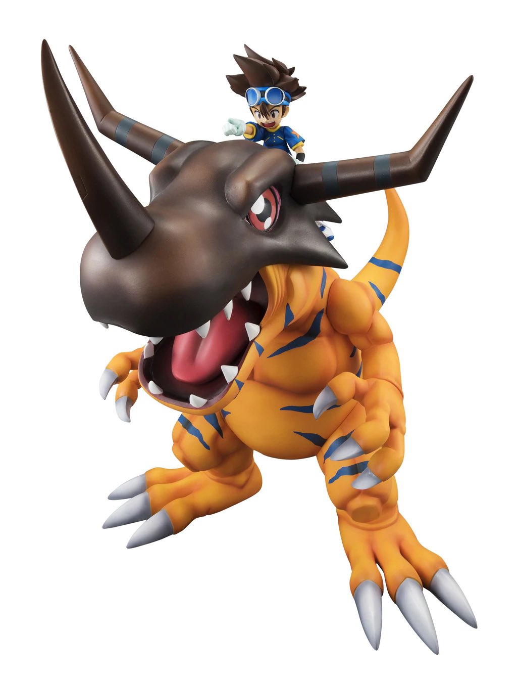 FIGURE DIGIMON ADVENTURE - TAICHI KAMIYA E AGUMON - G.E.M. SERIES