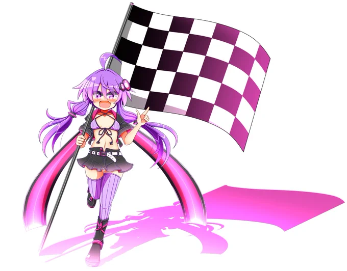ゴールで待っててくれるゆかりさん! 