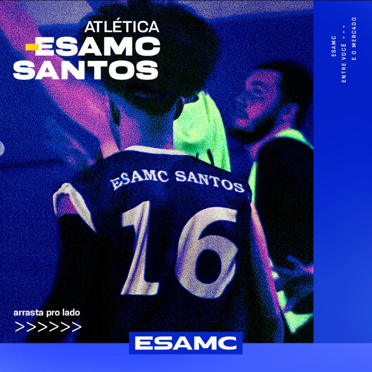 esamcoficial's tweet photo. E repetimos: são ou não são o orgulho da ESAMC? 😍
Parabéns ao time da Atlética ESAMC Santos! 👏🏼
📸 Reinaldo de Campos.
#esamc #esamcsantos https://t.co/0tydFDwsC2