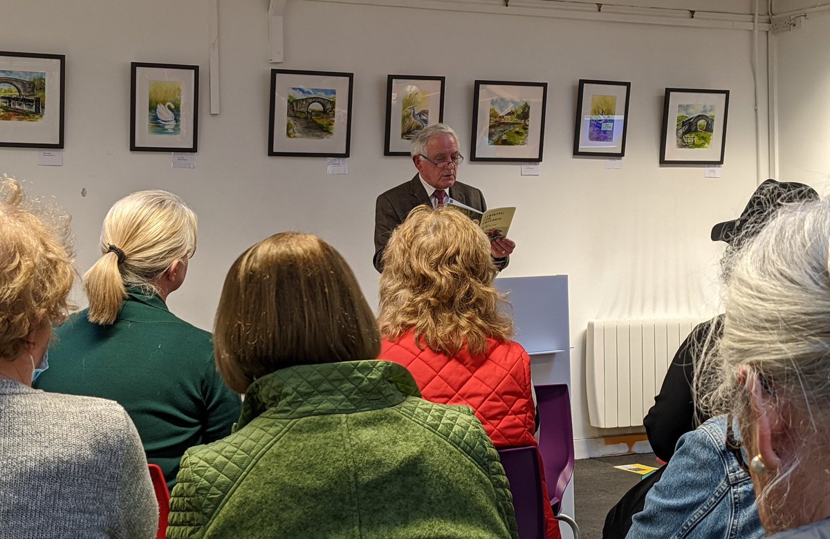 Fantastic poetry reading tonight from Dr Philip Brady in #Edenderry Library as part of <a href="/BealtaineFest/">Bealtaine Festival</a>.