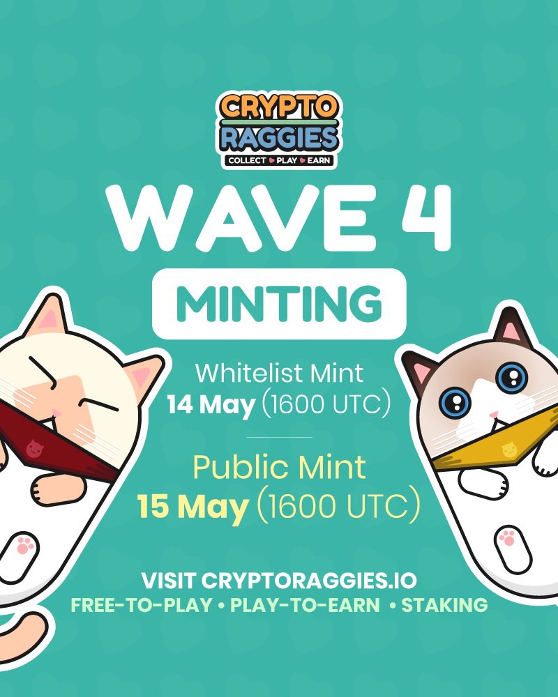 ButlerRaggie's tweet photo. #CardanoFamily #CardanoCommunity #Ragster remember this weekend mint happening for our next 500 drops!!! Don’t miss it

#cnft #free2play #play2earn #NFTdrop #cnftdrop #NFTCommuntiy #nftcommunty @CryptoRaggies https://t.co/Ef9qa6wL5w