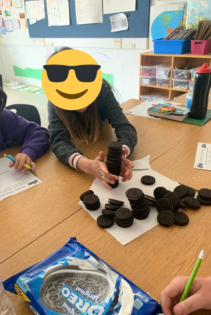 The perfect end to placement! Building Oreo towers to learn mean, median and mode and a beautiful afternoon spent outdoors! Loved learning and growing alongside these students! 💖