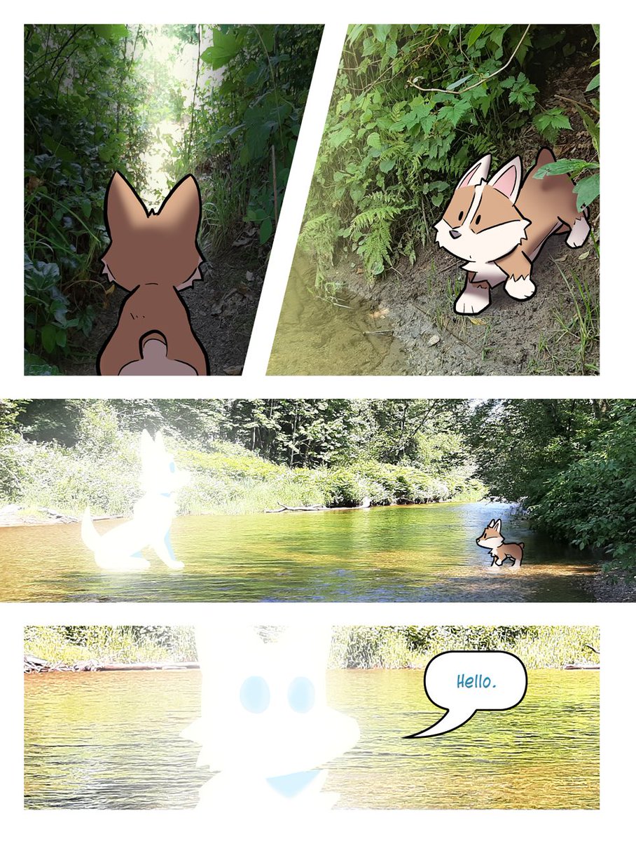 If you wanna see more cartoon/photo hybrid corgi comics, there's a whole little story in this style over on my website!
https://t.co/pV9VNaHgNb