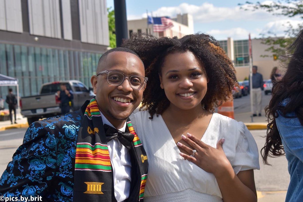 TrasLive's tweet photo. Life update: As of this past weekend, I am officially a college graduate obtaining my Bachelor’s Degree in Journalism and Multimedia Studies (A gift to my late mother). 🎓 To top it all off it, I also got engaged! 💍 

Here’s some images for you to enjoy! https://t.co/ZoJlmjLcJS