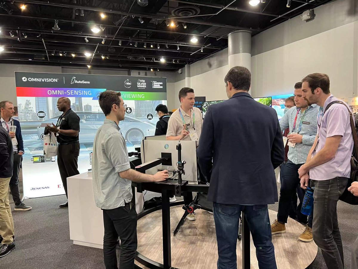 OMNIVISION_NEWS's tweet photo. Car simulator, demo booth, and the latest #automotive imaging technologies. You can find them all at our central booth at AutoSens Detroit. Stop by our booth to try &amp; experience the demos yourself!
#InfiniteIngenuity #AutoSensDetroit #Automotive #ADAS https://t.co/T5BObZn8OT