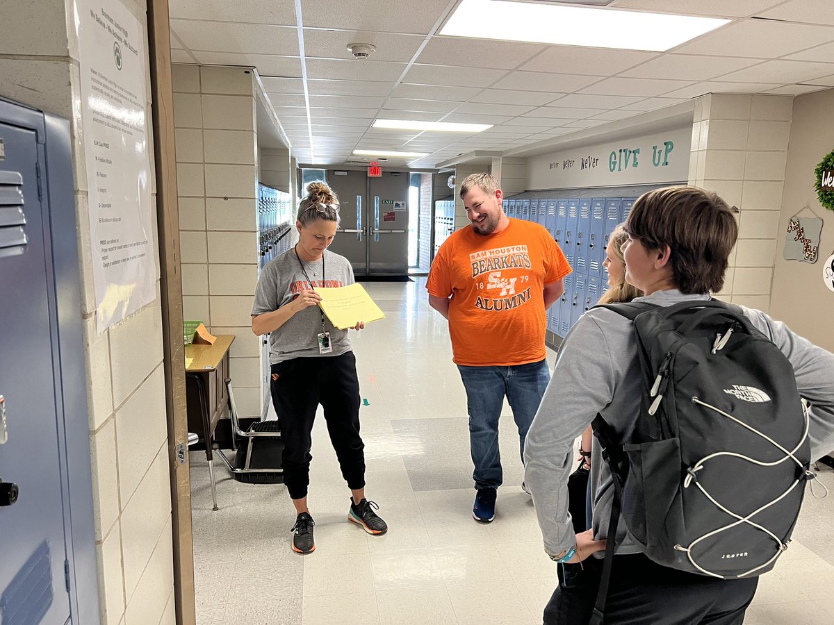 Ms. Lawhorn and Mr. Klovensky team up to help our students review vocabulary! #teamworkmakesthedreamwork