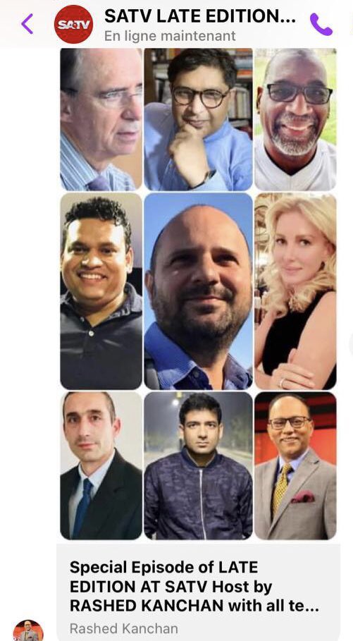 AchilleMahe's tweet photo. Merci à @RASHEDKANCHAN pour son invitation “Live Televison Talk Show” on “Recent Global Economy : Aftermath of COVID and Russia-Ukrain War--” Hosting by Myself at Live ZOOM video call with Studio Panelists/Guests. 
Date &amp; Time: Wednesday 11 May 2022 et tous les participants 👍 https://t.co/UPEt2vf5w8