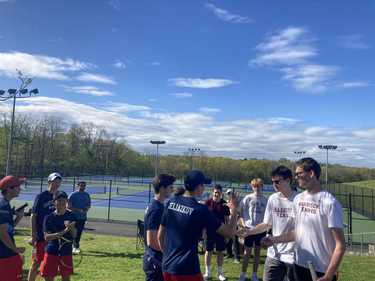 Eagle___Nation's tweet photo. Last match for @EHS__Tennis at @htown_huskies.  Let’s GO #EAGLENATION 🔴⚪️🔵🦅🎾 https://t.co/ixHDTOXpm3