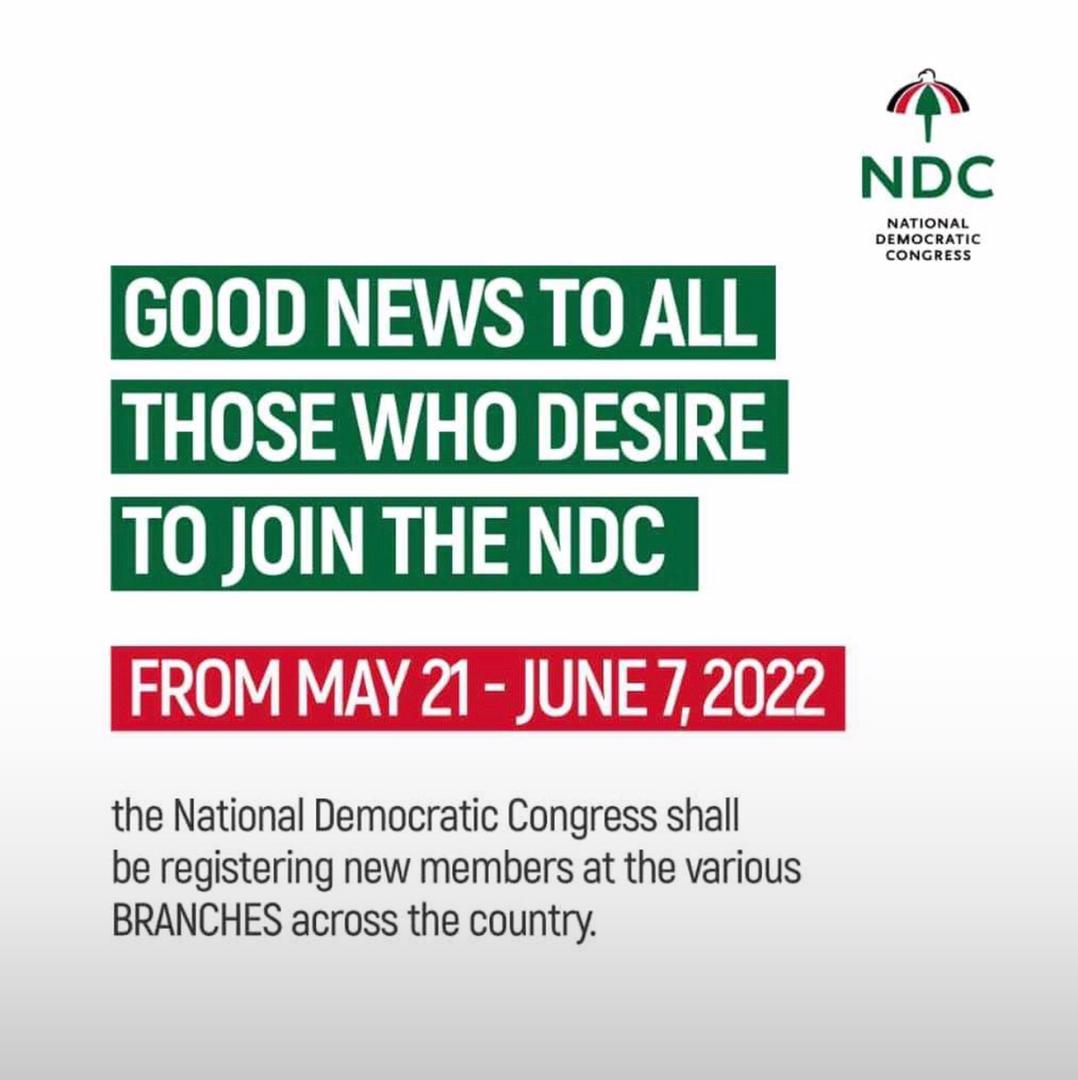 BansiHakeem's tweet photo. Join the nondiscriminatory family. You don't need to belong to any class, we don't ask of your educational background, all we need is your commitment to propagate the good news of NDC #JoinNDC @AnnanPerry @Beatrice_Annan1 @BigDaddyCee7 @BentsilEnchill @NatGTetteh @LydiaSpio https://t.co/dRGntDh7NO