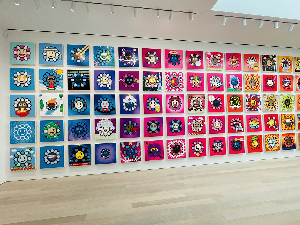farokh's tweet image. This was really cool to experience IRL, Murakami’s work is just incredible when you get to spend time with it in person.