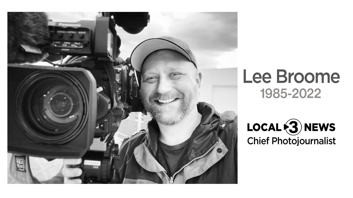 calliestarnes's tweet photo. A tweet can't summarize how much we'll miss him or how special he was. @leebroome1 spent 16 yrs @Local3News. We climbed the ranks together and had the stories to prove it. He was incredibly talented. I'll miss his laugh most of all. 
Rest well, Lee Lee. ❤️
https://t.co/5RhdJonOM4 https://t.co/hm8xYszJ5P