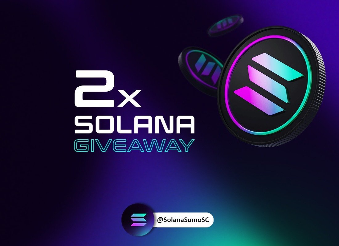 SolanaSumoSC's tweet photo. 🎉🎁 $SOL GIVEAWAY 🎁🎉

💎 2x #Solana (worth +$150)

🟣 Like and RT
🟣 Follow @SolanaSumoSC
🟣 Tag 2 friends!
⏲ 8H

We are going to hold 2 SOL giveaways every 8 hours until the mint day tomorrow.👀

#SolanaNFT #NFT #SOLGiveaway #NFTs #NFTCollector #NFTGiveaway #NFTCommunity https://t.co/jPfgy0eV2f