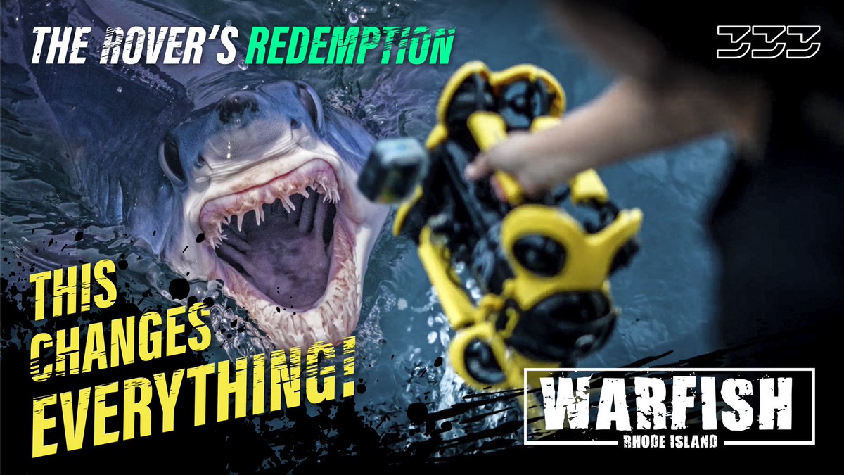 333_production's tweet photo. Episode 4 of warfish out now!! 
https://t.co/k7G0RI918g

#makoshark #sharks #shark #greatwhiteshark #underwaterdrone #rov https://t.co/pYHJMuov29
