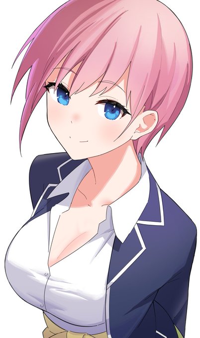 HarukagiさんがTwitterに投稿した中野一花(五等分の花嫁)のイラスト。