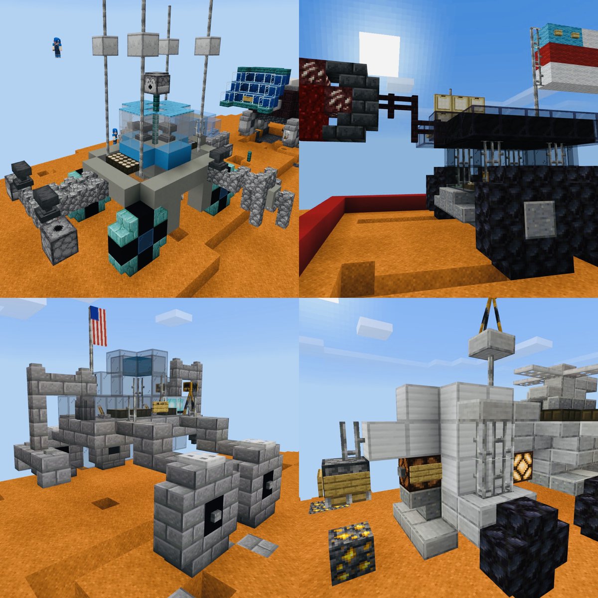 Our 6th grade astronauts made rovers on the planet Mars in MCEdEd! They constructed rovers that could traverse the challenging environment on the martian planet &amp; designed tools to help them dig into the tough surface to collect rock samples. <a href="/PlayCraftLearn/">Minecraft Education</a> <a href="/GCSchoolsNC/">Guilford Co. Schools</a> <a href="/NWMSgcs/">Northwest Guilford Middle School</a>