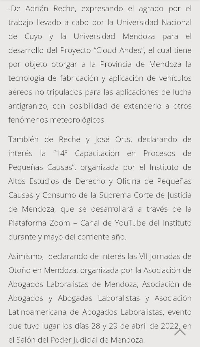 ucrdiputadosmza's tweet photo. #MiércolesDeSesión
Distintos proyectos de Resolución y Declaración fueron aprobados hoy en Diputados Mendoza. https://t.co/VJ8wt8ikAC