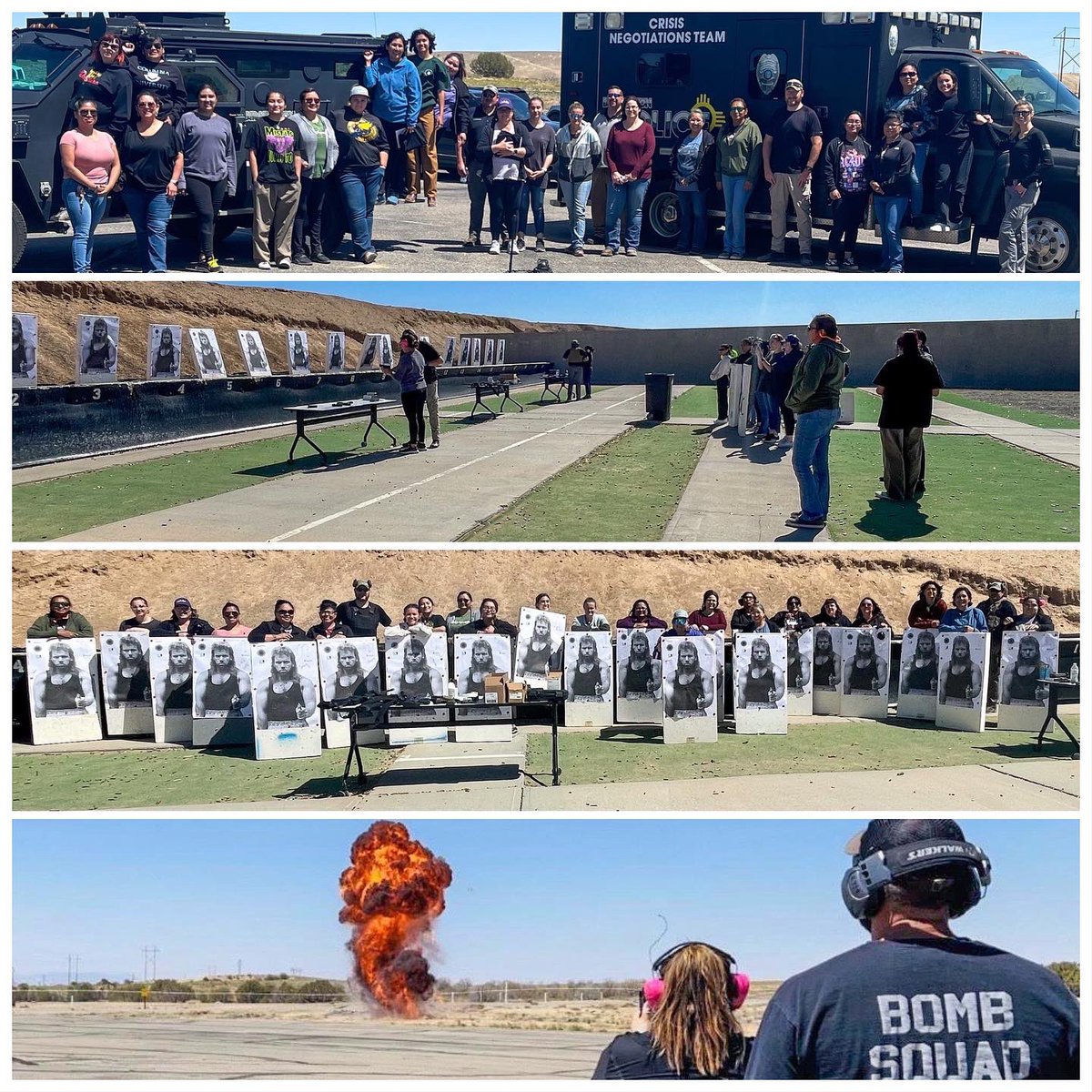 FPDNM's tweet photo. On April 30, the spring Women With Insight class had its final class and graduation ceremony! The day was action-packed with firearms, bomb squad, K9s, SWAT, and negotiators! Congratulations to all the ladies who completed the course! #womenwithinsight https://t.co/SRzKtZ1MFr