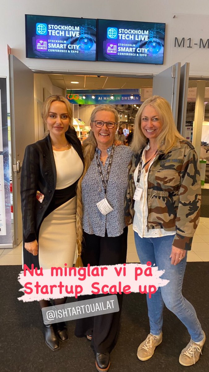 When in Kista at Startup Scaleup #paneling #siliconvikings Swedish Winner #innovation #techinvest