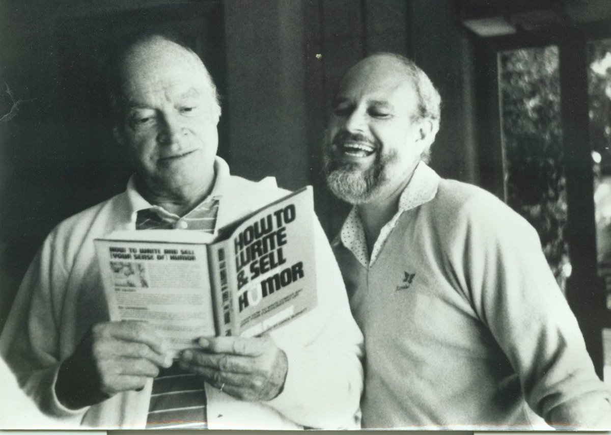 WritComedy's tweet photo. #GenePerret admitted that this is one of his favorite #BobHope jokes: "There are 86 golf courses in Palm Springs and Jerry ford never knows which one he's going to play until his second shot."#ComedyLegend #Comedywriter #Golf #jokes #Comedian #comedywritingguru https://t.co/1uoXQLAVJG