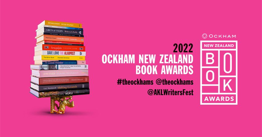 CreativeReadsNZ's tweet photo. Congratulations to all this year’s #theockhams winners. 

Books, wonderful books—writers, wonderful writers. 

#weheartnzauthors #keepthepagesturning https://t.co/XOdce0MKAg
